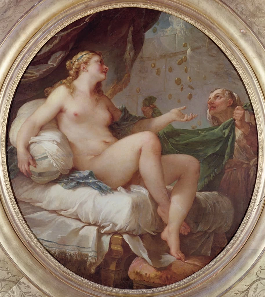 Danae e la pioggia d'oro - Musee des Beaux, Arts, Troyes